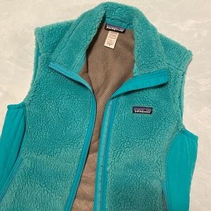 Patagonia Deep Pile Teal Vest